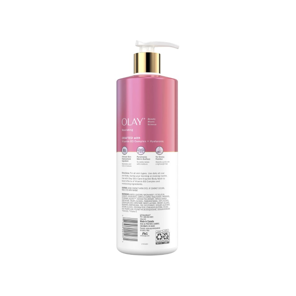 Olay Nourishing & Hydrating Body Lotion with Hyaluronic Acid 502ml